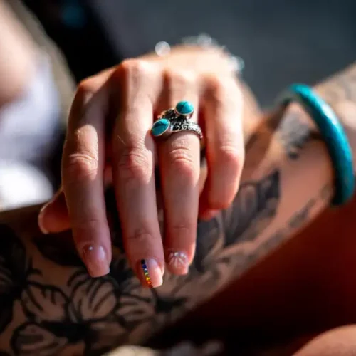 Zilveren dames ring Maira turkoois