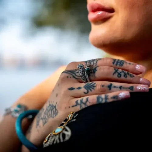 Zilveren dames ring Rowiena black