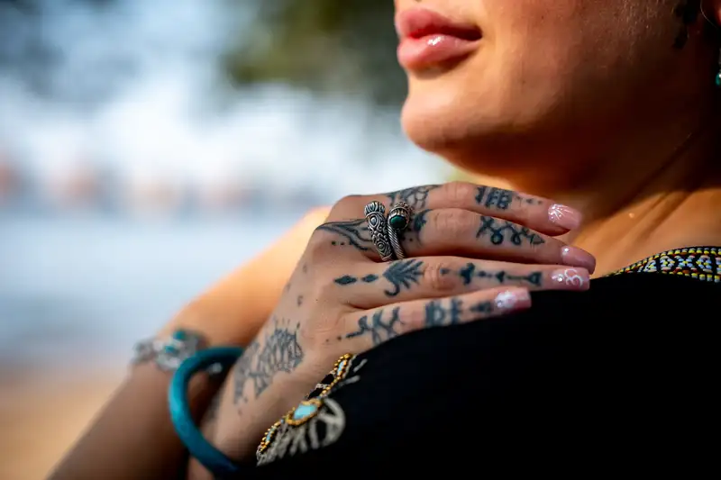 Zilveren dames ring Rowiena black 2 Zilveren dames ring Rowiena black - Afbeelding 2