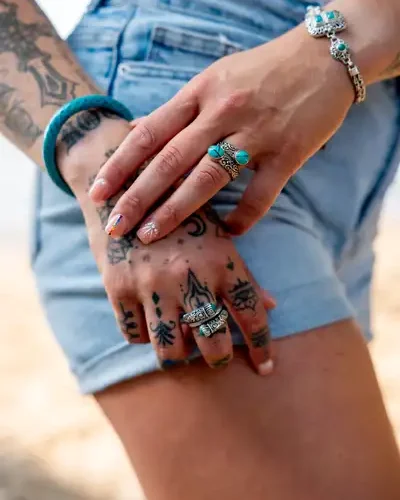 Zilveren dames ring Rowiena blue