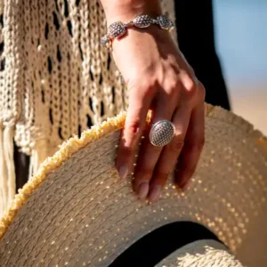 Zilveren dames ring Rila