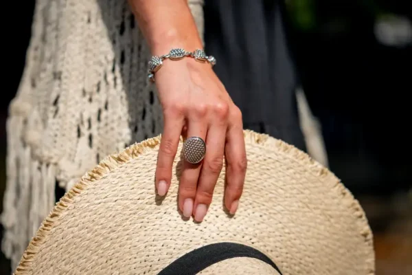Zilveren dames ring Rila