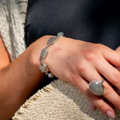 Zilveren dames armband Rila