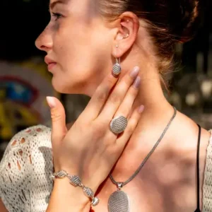 Zilveren dames ring Rila