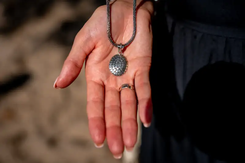 Zilveren hanger Dunja 3 Zilveren hanger Dunja - Afbeelding 3