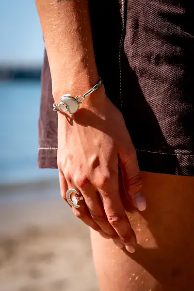 Zilveren dames armband Moonlight 3 Zilveren dames armband Moonlight - Afbeelding 3