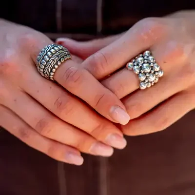 Zilveren dames ring Younity