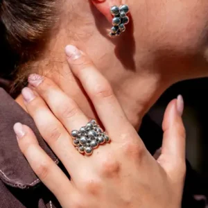 Zilveren dames ring Unique