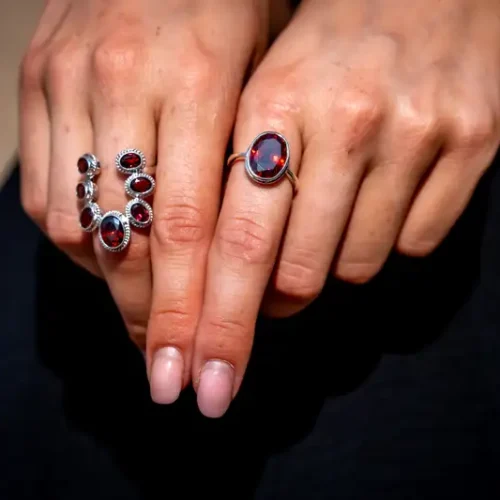 Zilveren dames ring Merah