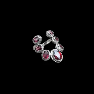 Zilveren dames ring Merah big