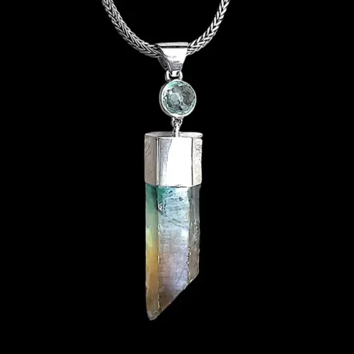 Regenboog hanger lightblue 1