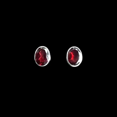 Zilveren oorbellen Merah Solo