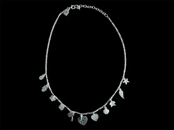 Zilveren ketting in love with Ibiza - Afbeelding 2