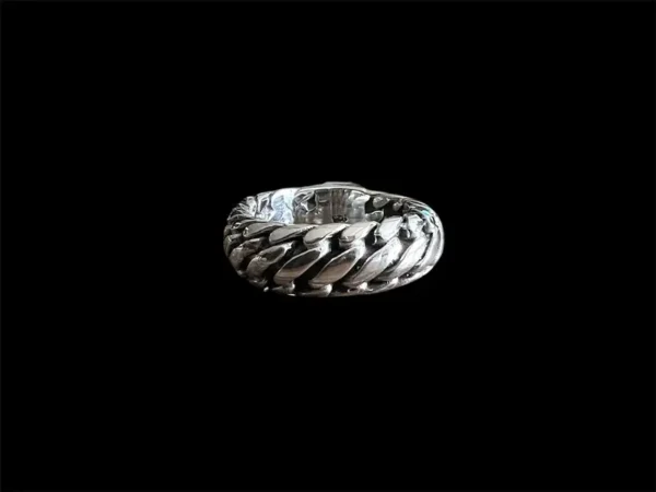 Zilveren dames en heren ring Strong brown - Afbeelding 2