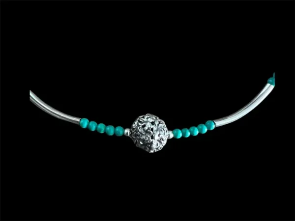 Zilveren ketting Lieve turkoois - Afbeelding 2
