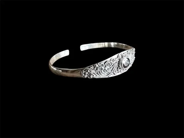 Zilveren dames armband Siti red - Afbeelding 3