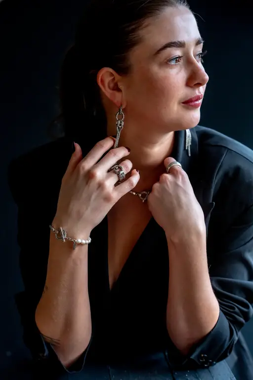 Zilveren dames armband Pearly 4 Zilveren dames armband Pearly - Afbeelding 4