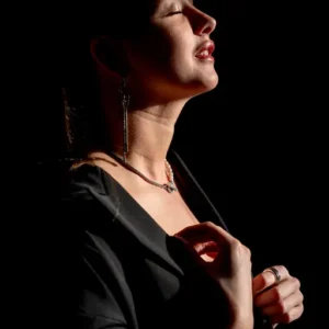 Zilveren ketting Pearly