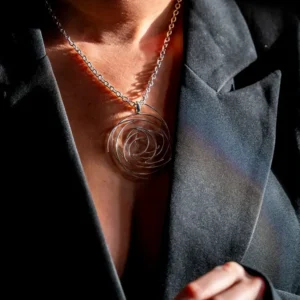 Zilveren hanger Cirkel