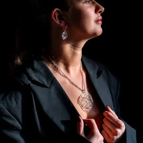 Zilveren oorbellen Cirkel