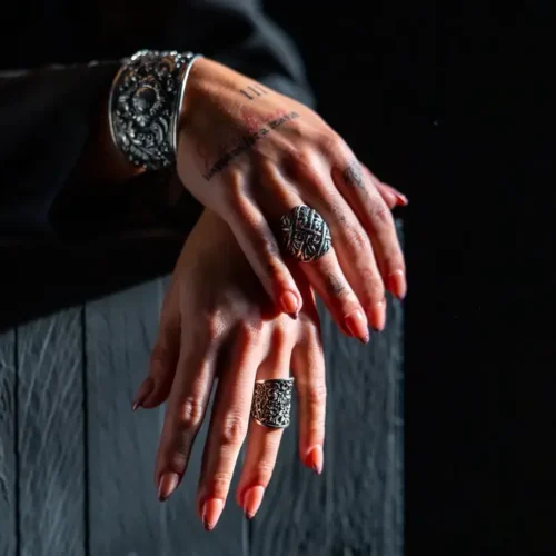 Zilveren dames armband Flowers of Bali