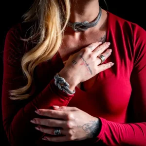 Zilveren dames armband Ischa