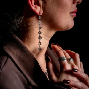 Zilveren oorbellen Chakra