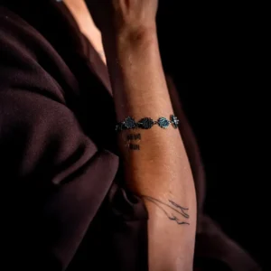 Zilveren chakra armband