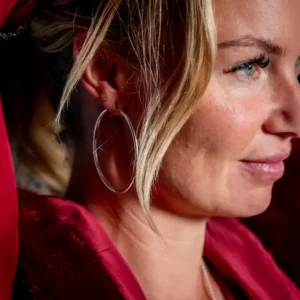 Zilveren oorbellen Citra big