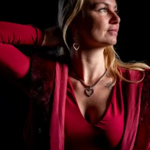 Zilveren hanger Wish hart