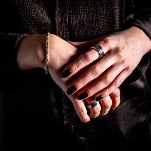 Zilveren dames en heren armband Luka