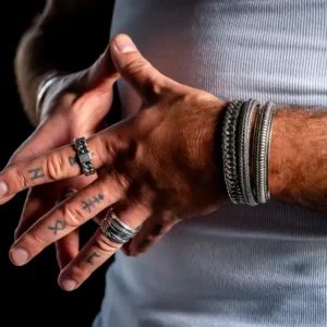 Zilveren dames en heren armband Sweet