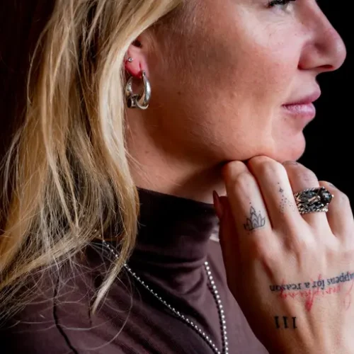 Zilveren oorbellen Nina brown