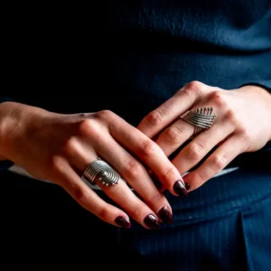 Zilveren dames ring Bente