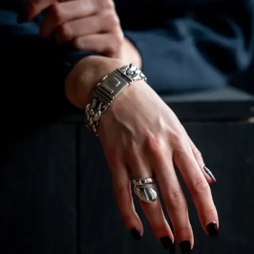 Zilveren dames ring Barbara