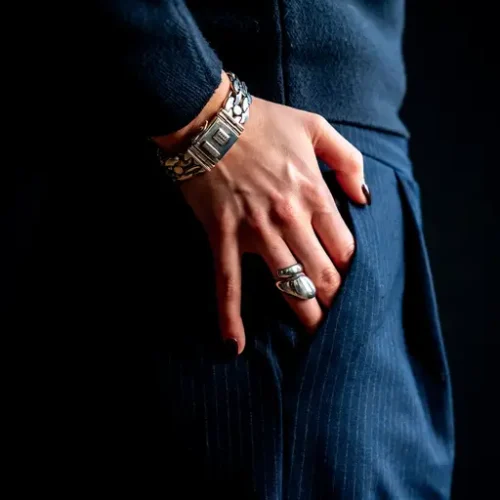 Zilveren dames en heren armband Kiki