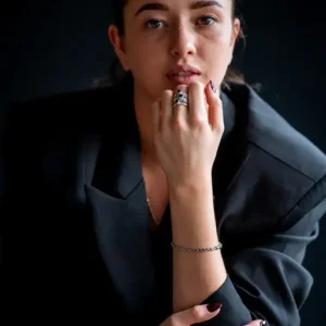 Zilveren dames en heren armband Fidji