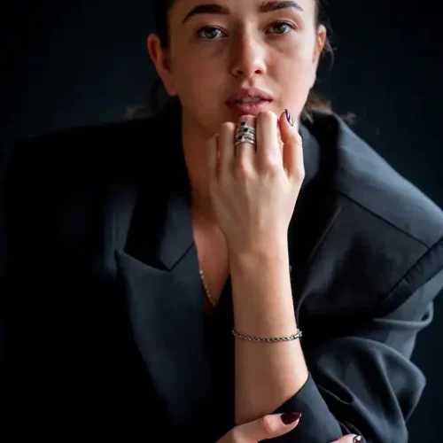 Zilveren dames en heren armband Fidji