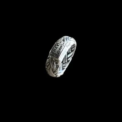 Zilveren dames en heren ring Truth