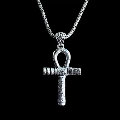 Zilveren hanger Ankh