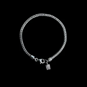 Zilveren dames en heren armband Wish solo