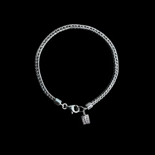 Zilveren dames en heren armband Wish solo