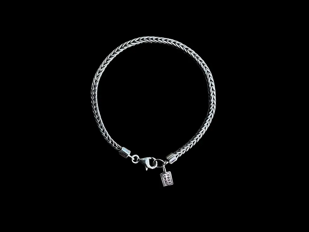 Zilveren dames en heren armband Wish solo 1 Zilveren dames en heren armband Wish solo