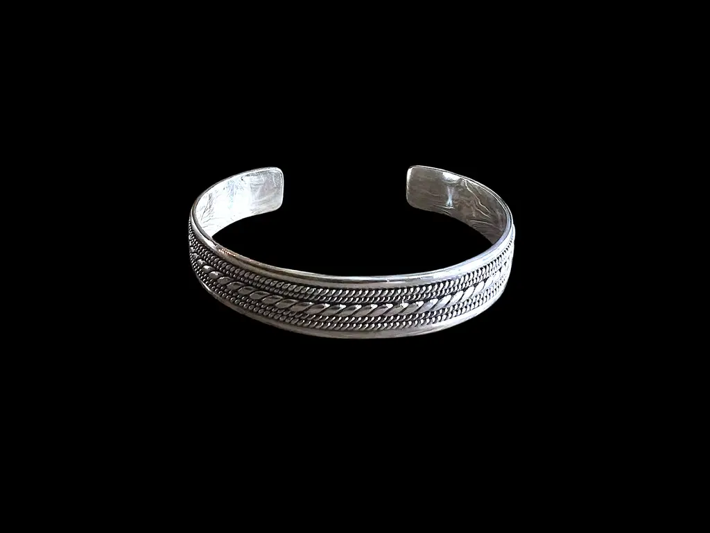 Zilveren dames en heren armband Bailey 1 Zilveren dames en heren armband Bailey