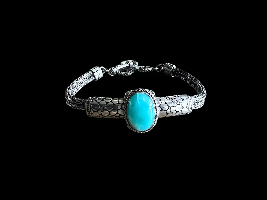 Zilveren dames armband Aqua limited edition 1 Zilveren dames armband Aqua limited edition