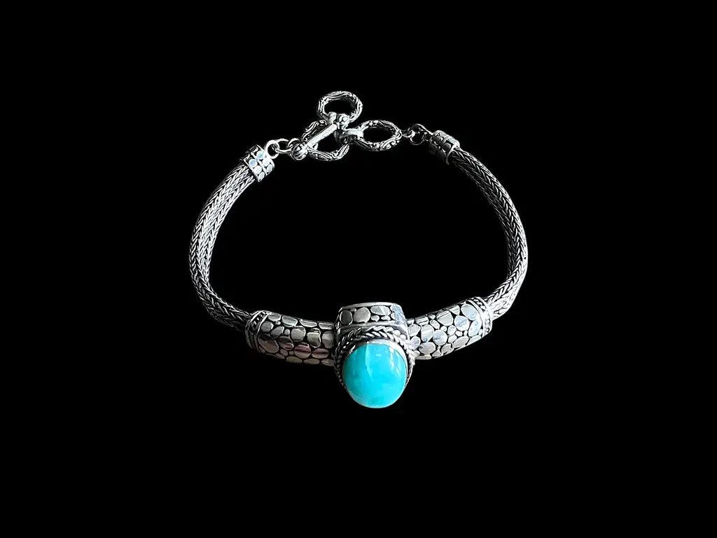 Zilveren dames armband Aqua limited edition 2 Zilveren dames armband Aqua limited edition - Afbeelding 2