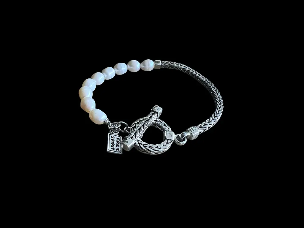 Zilveren dames armband Pearly 3 Zilveren dames armband Pearly - Afbeelding 3