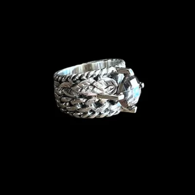 Zilveren dames ring Ferinda