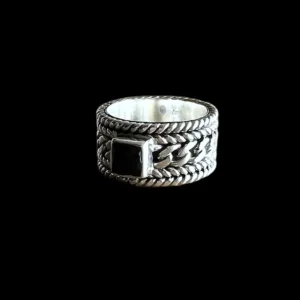 Zilveren dames en heren ring Salina