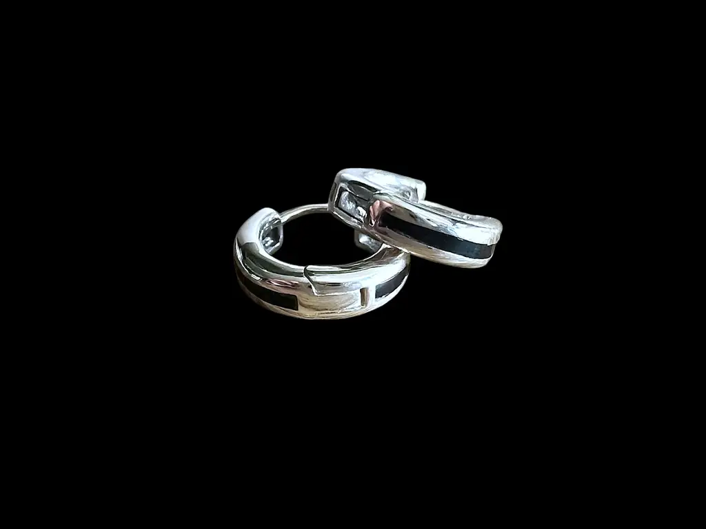 Zilveren oorbellen Coco 2 Zilveren oorbellen Coco - Afbeelding 2